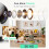 YOTON WS03 2K 3MP PTZ 2.4/5G WiFi Indoor Security Camera Pet Camera, 2 Pack 4