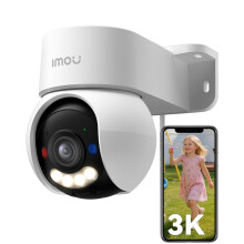 Imou Outdoor Camera, 3K Security Camera Wireless with 2.4/5 GHz Wi-Fi 6, Color Night Vision, AI Human & Vehicle Detection, IP65 Weatherproof