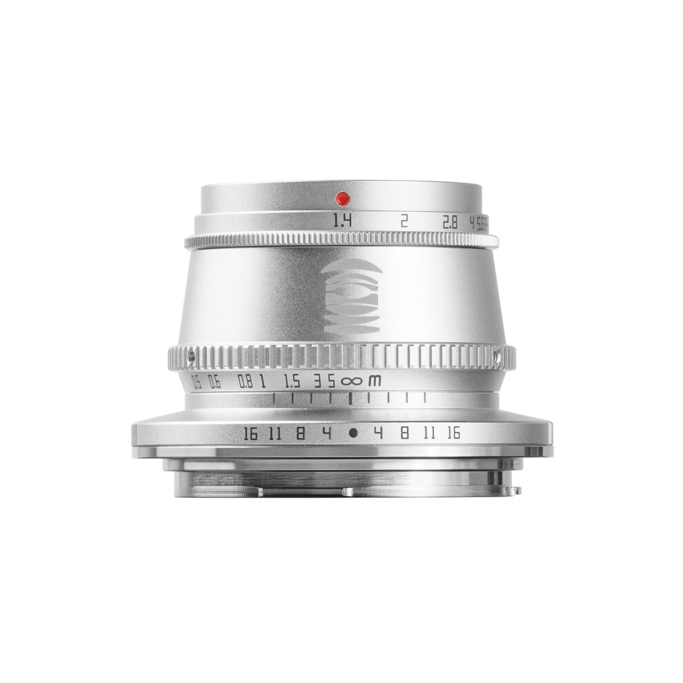 TTArtisan APS-C 35mm F1.4 Lens - Silver - Image 2