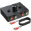 PROZOR RCA Audio Switcher 2(1)-In-1(2)-Out Bidirectional Speaker Switch 1