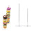 2026 Acrylic Donut Shelf for Doughnut Storage 4Pcs Clear Donut Holders Set 4