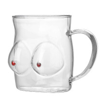 Taza de café y té de vidrio de gran capacidad (480 ml, 25-26 s), modelo 2026.