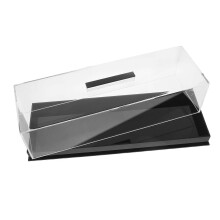 2026 Cake Stand for Rectangular Cake Acrylic Tray with Cover for Events