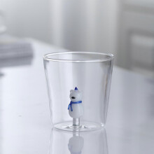 Vasos de cristal 3D 2026, vaso de cristal transparente con patrón 3D, vaso para leche, café helado y zumo Yeti