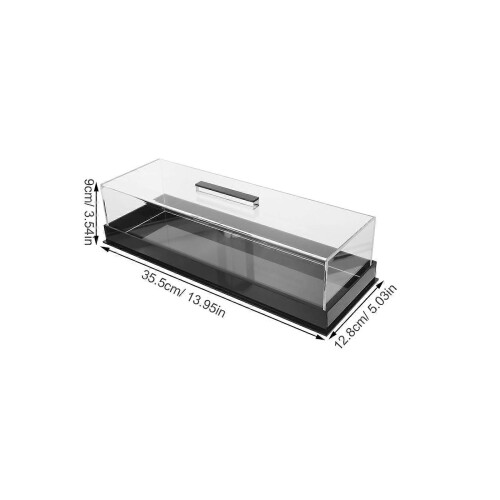 2026 Cake Stand for Rectangular Cake Acrylic Tray with Cover for Events 1