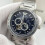 Armani ARMANI MEN'S AR60052 WATCH SILVER & BLUE DIAL 2