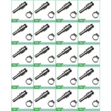 20X Stainless Steel Nipple Connector for Puzzi 8/1 10/1 100 200 300 Spray Cleaning Machine Replacement Connector
