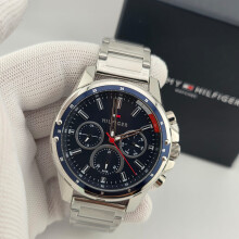 TOMMY HILFIGER 1791788 MEN'S WATCH SILVER CASE