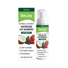 (200ML) EELJOY pet no-wash shampoo, daily cleaning, hair deodorization, easy to apply, no-wash, convenient cleaning agent