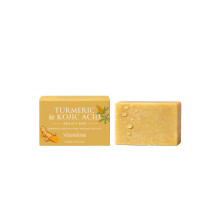 (100G) VIARELINE Turmeric Brightening Bath Soap Cleans the skin, mildly purifies, soothes and refreshes the skin.