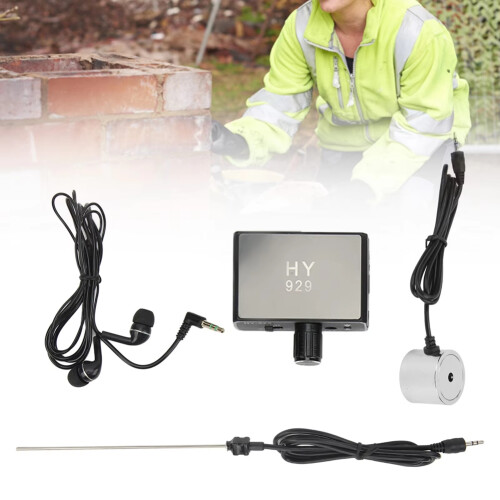 Underground Water Pipe Leakage Detector Enhanced High Strength Sound Intensifier for Site Construction EU Plug 2
