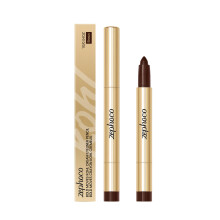 (1g) Zephoco Gold Tube Eyeliner Pen (Brown) Daily Commuting Naturally Colored and Smooth Eyeliner