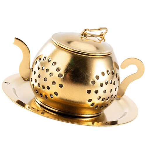 Tea Strainer Stainless Steel Tea Leaf Infuser Reusable for Home Metal 2