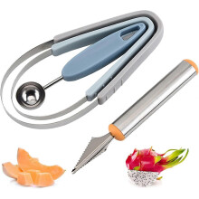 Stainless Steel Melon Spoon, Fruit Carving Knife, Fruit Peeler Reuse Tools, Fruit Knives Kitchen