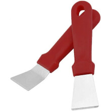 Cleaning Scraper Oven Cleaning Utensils Stainless Steel Scraper Cleaning of Kitchen Utensilsred2pcs)