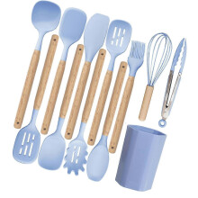 Silicone Spatula Feature Ergonomic Designs Fatigue Reduction Scratch Resistant Finishes Cooking Blue