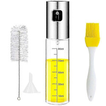 Oil Injector, 100ml Air Fryer Injector Cooking Oil Sprayer With Brush And Funnel (set Of Four) PXCL