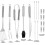 Ensemble de 18 ustensiles pour barbecue, comprenant : spatule, brosse 2