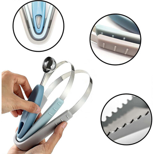 Stainless Steel Melon Spoon, Fruit Carving Knife, Fruit Peeler Reuse Tools, Fruit Knives Kitchen 2