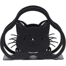 Paper Holder Wrought Iron Napkin Holder Tables Metal Cat Desktop Paper Napkin Holder Home Kitchen