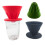 Tea Filter Flour Sieve Colander Cloth Coffee Filter Reusable Silicone Coffee Filter 3 Pieces 1
