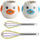 2pcs Ceramic Egg Separator Kitchen Gadget Separator Egg Yolk Protein Machine Washable 1