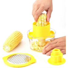 Corn StripperCorn Peeler Household Corn Thresher Stainless Steel Peeling Machine 4 in 1 Corn