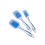 3Pcs Silicone Spatula Set Non-stick Scraper Cooking Utensils Baking Kitchen Tool 1