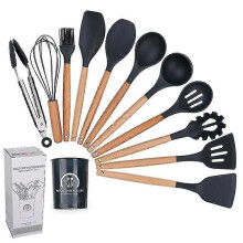 11pcs Kitchen Cooking Tool Set Silicone Kitchenware Non-stick Cookware