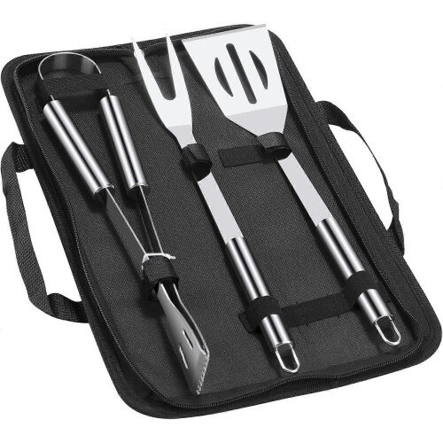 BBQ Tools, 3 Pieces BBQ Accessories Grill Kit