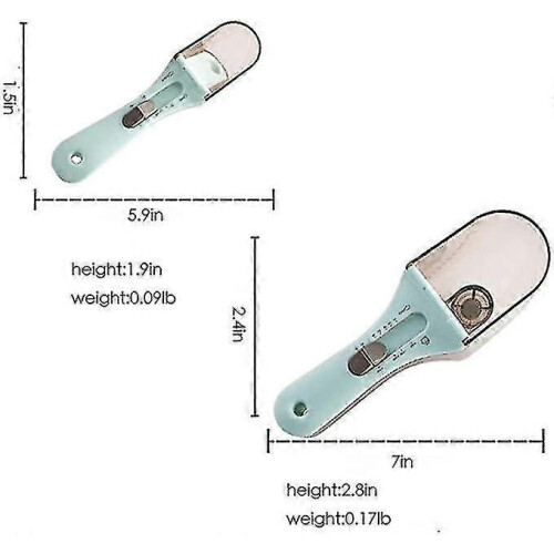 Measuring Spoon 2 Piece Set Measuring Spoon Spoon Kitchen Tool Plastic Scale Spoon Spoon Set PXCL 1