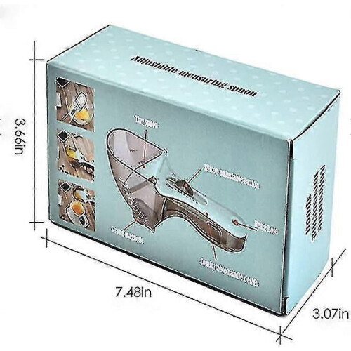 Measuring Spoon 2 Piece Set Measuring Spoon Spoon Kitchen Tool Plastic Scale Spoon Spoon Set PXCL 2