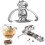 Stainless Steel Loose Tea Leaf Infuser Tea Infuser Ball Filter Herbal Spice Monkey,2024 Ping 4