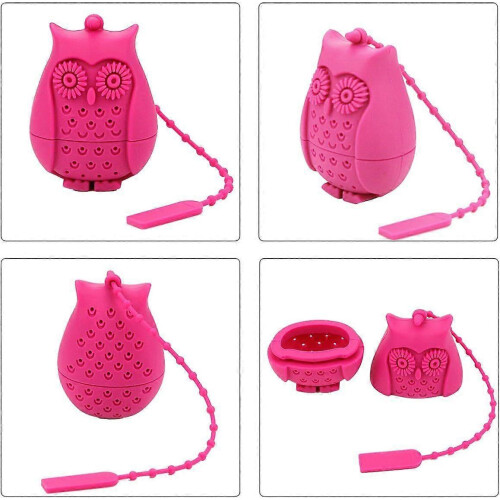 2 Pack Tea Infusers for Loose Tea -Reusable Silicone Loose Leaf Tea Bags Strainer Filter 2