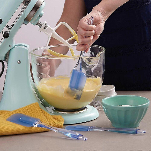 3Pcs Silicone Spatula Set Non-stick Scraper Cooking Utensils Baking Kitchen Tool 2