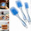 3Pcs Silicone Spatula Set Non-stick Scraper Cooking Utensils Baking Kitchen Tool 5