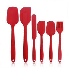 Silikonspatel-Set, hitzebeständige Küchenspatel zum Kochen und Backen, nahtlos, einteilig, flexibel und sicher