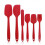 Silicone Spatula Set, Heat Kitchen Spatulas Cooking Baking, Seamless One Piece Flexible Safe 1