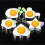 Fried Egg Molds, Pancake Mold Maker With Handle For Kids, Mold Non Stick For Griddle 5pcs 2