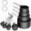 8 Pcs Measuring Cups Spoon Set - Plastic Measuring Stainless Steel Handle, Tool Liquids Solids 1