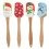 4pcs Christmas Baking Tools Cake Spatulas Adorable Cream Scrapers (Assorted Color) 1