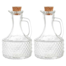 2pcs Oil Dispenser Liquid Seasoning Dispenser Vinegar Bottle Kitchen Sauce Dispenser 15.7X9.5X9.5CM