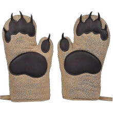Kitchen Baking BBQ Bear Paws Oven Gloves, Oven Bear Hands Mitts, 1 Pair Set 2 2024 Wal szrh a-s