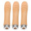 3pcs Solid Wood Detachable Spatula Handles Replacement Solid Wooden Frying Pan Handles (6x45mm hole) 1