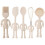 Human Shaped Kitchen Utensils Set 5 Piece Non Stick Baking Tools Kitchen Gadgets Silicone Grip 1