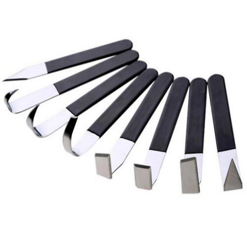 8 Pcs Clay Sculpting Pottery Tool Metal Head Sculpting Tools Shapers Cutting Tools for Modeling 1