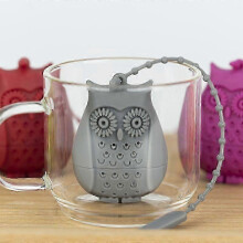 Mini Owl Tea Infuser Tea Strainer Container Tea Bag Filter Herbs Coffee Punch Teapots Treatment