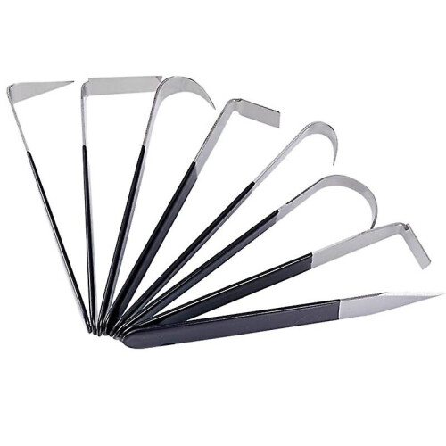 8 Pcs Clay Sculpting Pottery Tool Metal Head Sculpting Tools Shapers Cutting Tools for Modeling 2