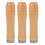 3pcs Solid Wood Detachable Spatula Handles Replacement Solid Wooden Frying Pan Handles (6x45mm hole) 4