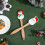 4pcs Christmas Baking Tools Cake Spatulas Adorable Cream Scrapers (Assorted Color) 3